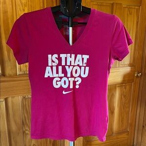 Nike Women's Bold Pink Graphic Tee